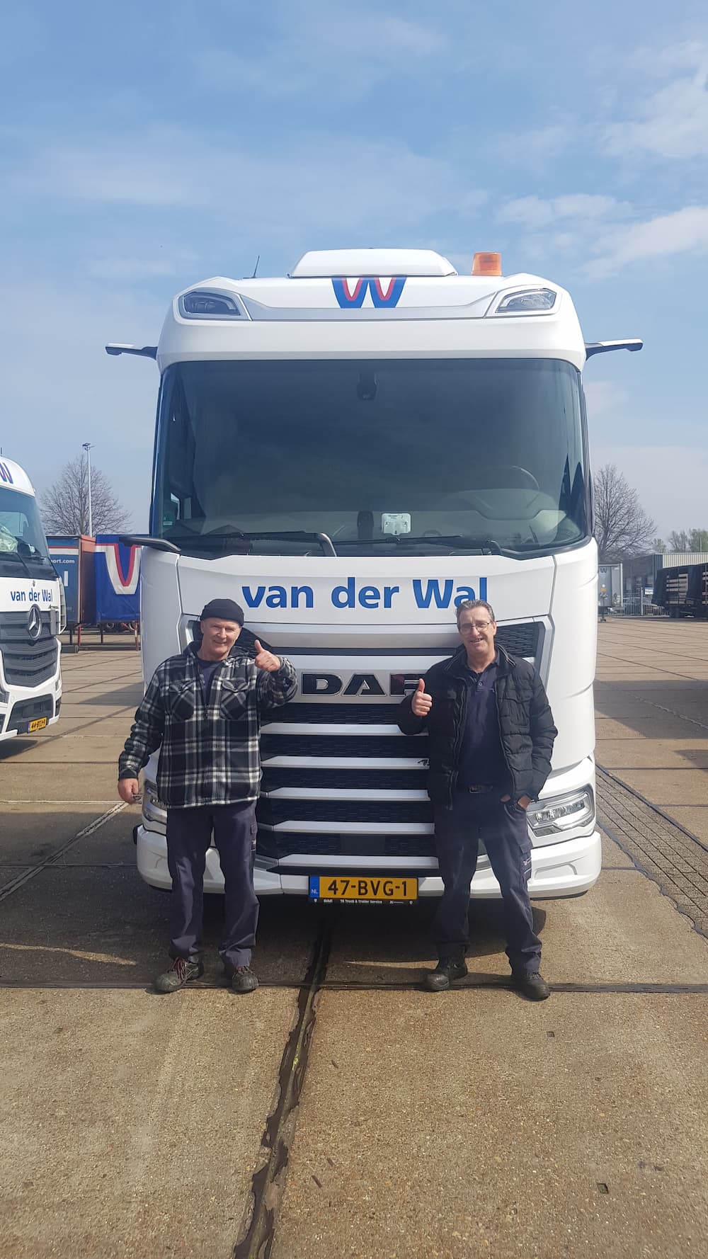 Chauffeurs van der Wal zijn blij met nieuwe DAF XG