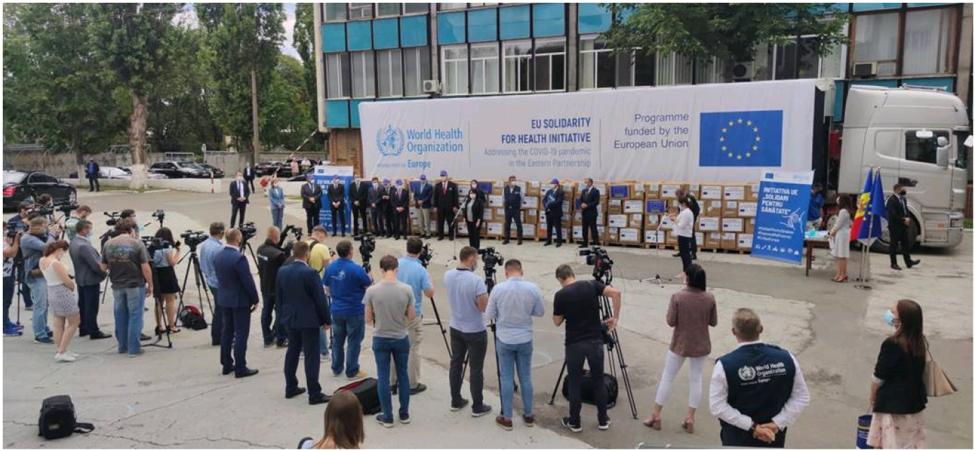 Special delivery East: Covid-19 aid supplies from WHO & EU