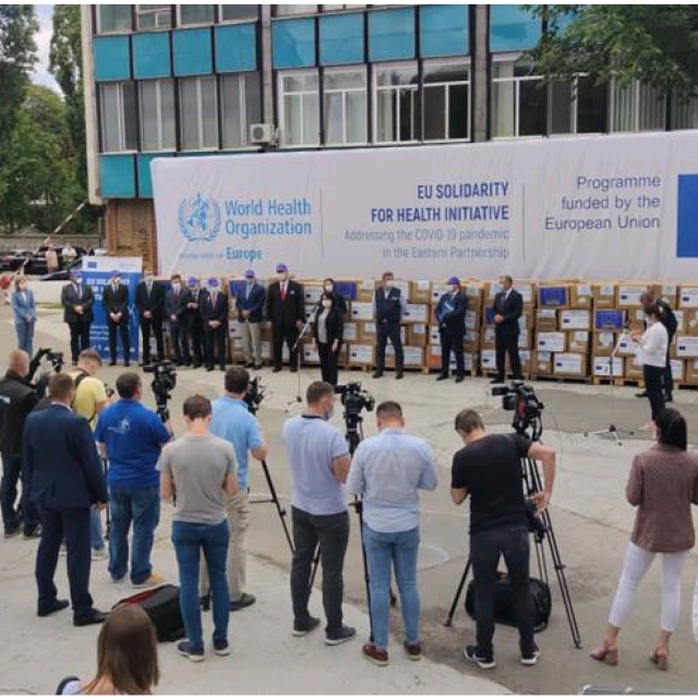 Special delivery East: Covid-19 aid supplies from WHO & EU