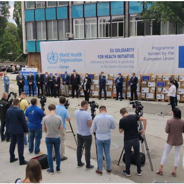Special delivery East: Covid-19 aid supplies from WHO & EU